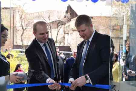 Состоялось официальное открытие филиала "Пушкин" Банка ВТБ (Армения)